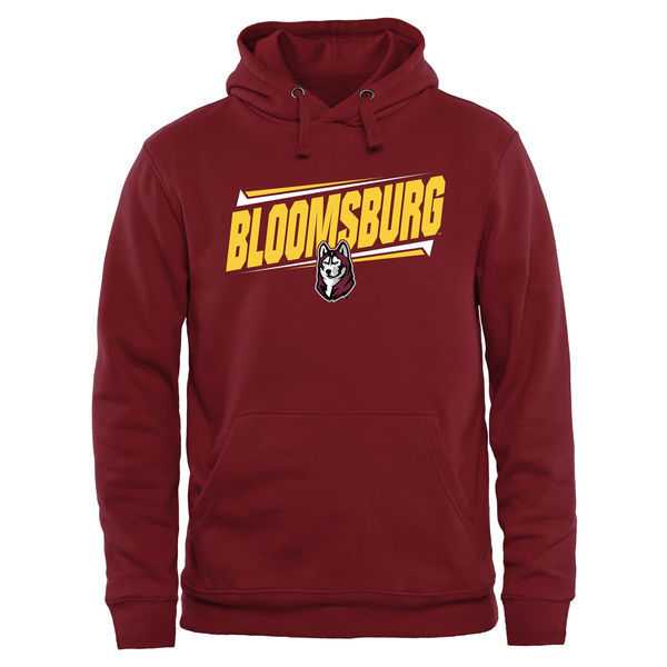 Men's Bloomsburg Huskies Double Bar Pullover Hoodie - Maroon,We sell and wholesale Men's Bloomsburg Huskies Double Bar Pullover Hoodie - Maroon on line form chian!